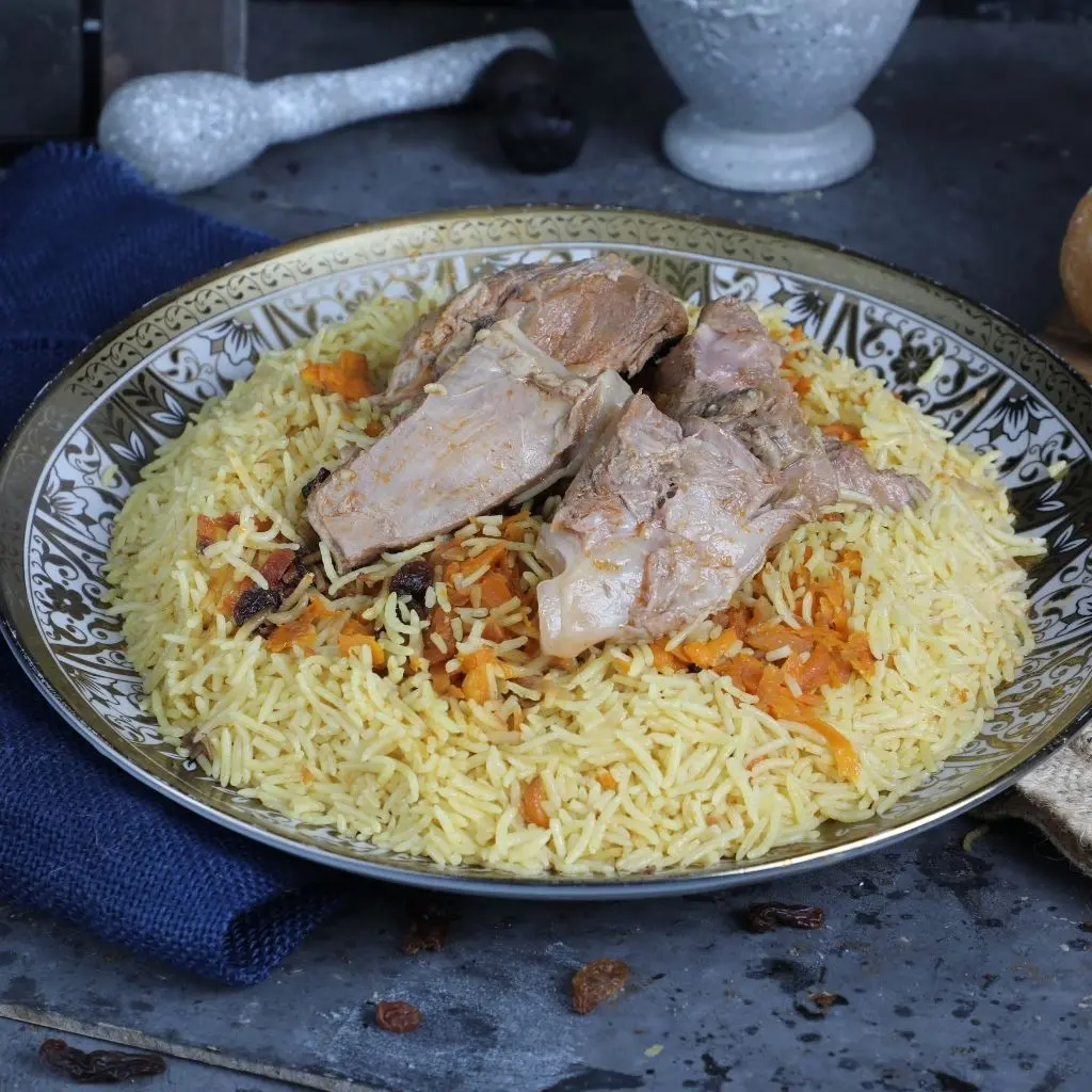 كبسة لحم - نفر